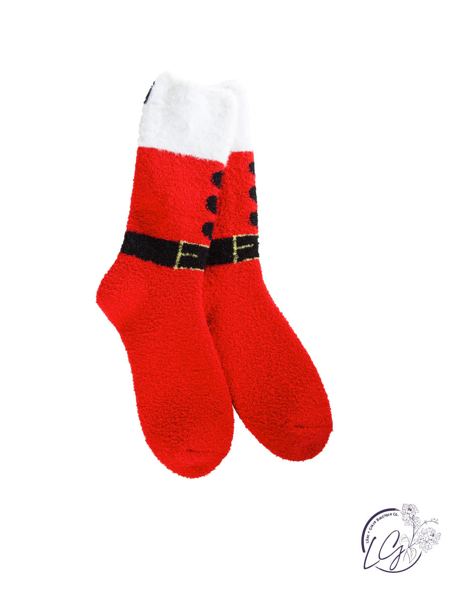 Holiday Cozy Crew Socks