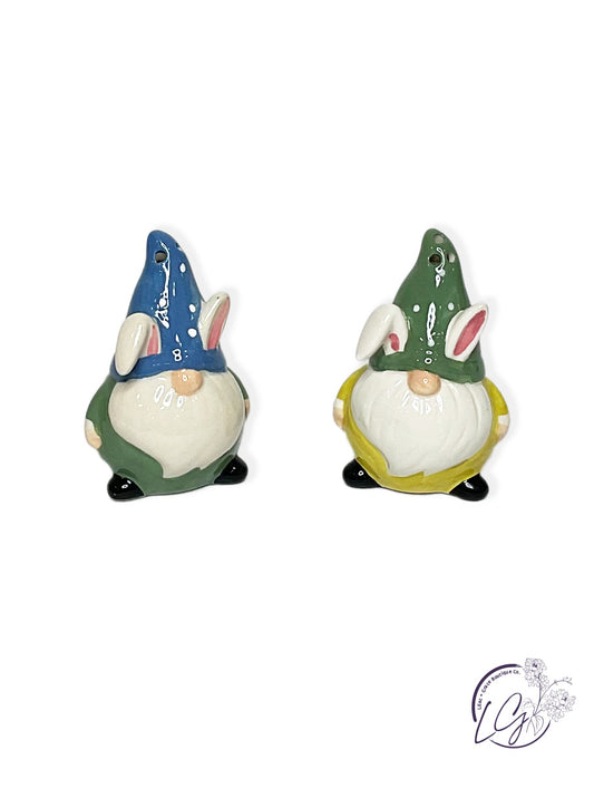 FLOP-EARED BUNNY GNOME SALT & PEPPER