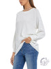 Effortless Slub Sleeve Sweater