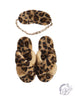 Leopard Slipper & Mask Set