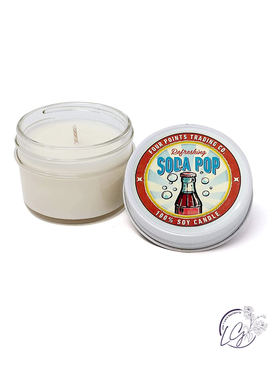 Classic 50's Scented Soy Candles in a 4 oz  Tin