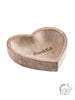 Wood Heart Trays