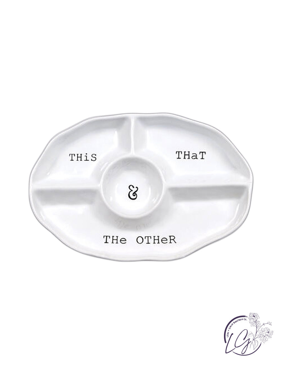 Four Sectioned Dish