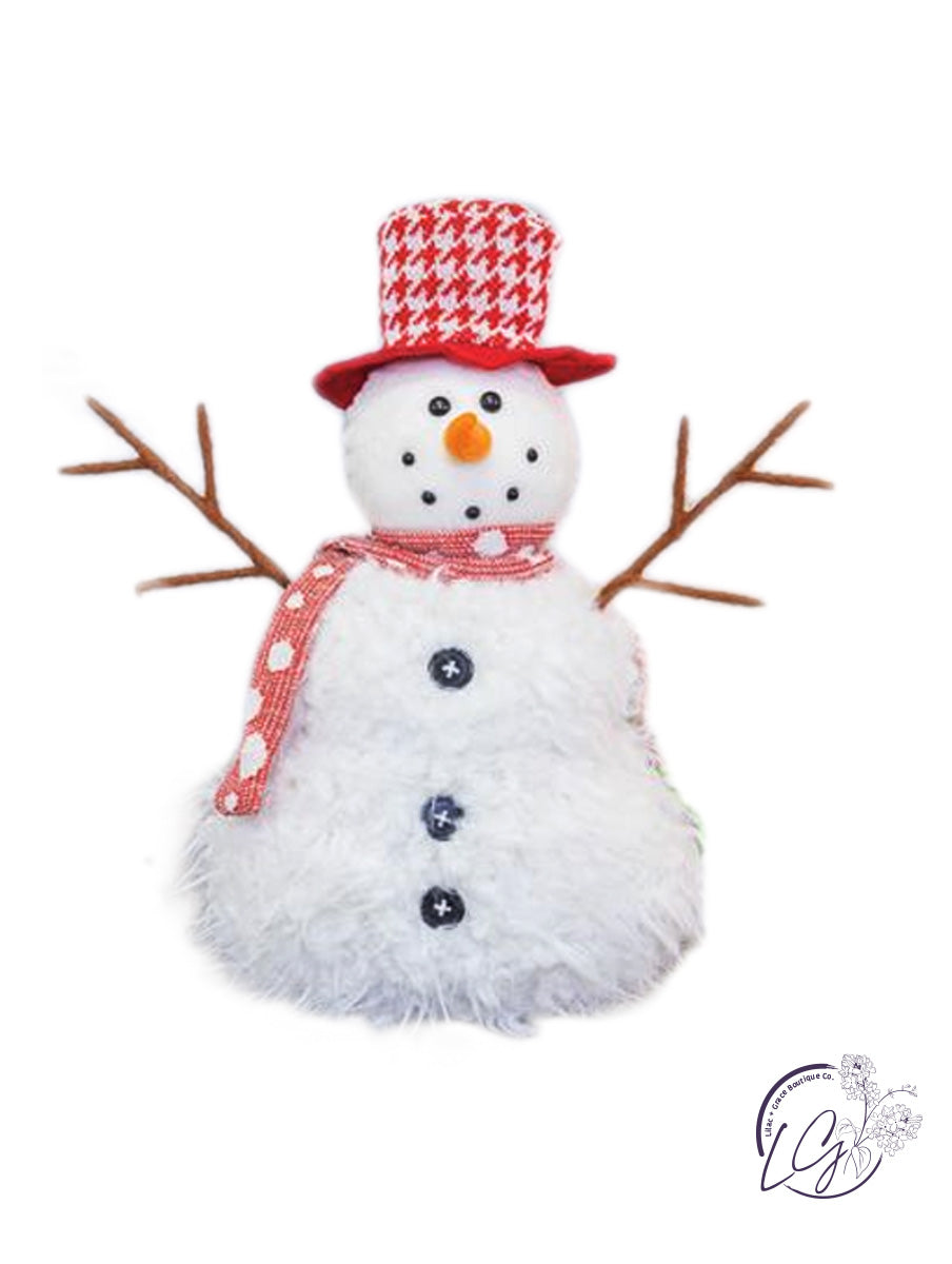 CHERRY RED SNOWMAN TABLETOP