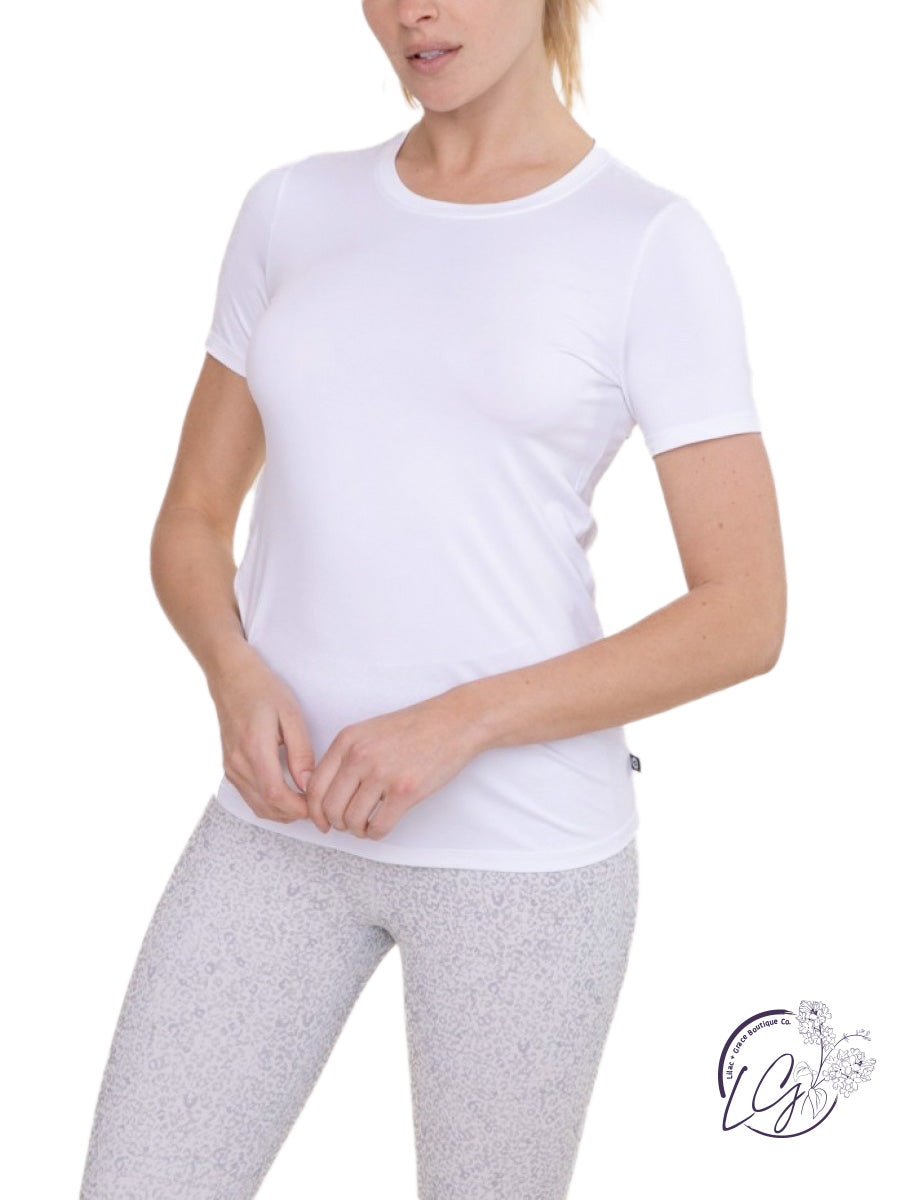 Melange Active Short Sleeve Top