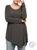 Curvy Daylight Hours Asymmetrical Long Sleeve