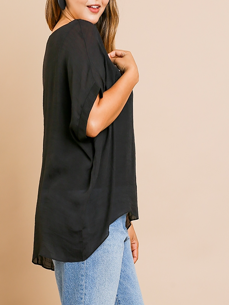 Curvy Endless Possibilities Short Sleeve Top