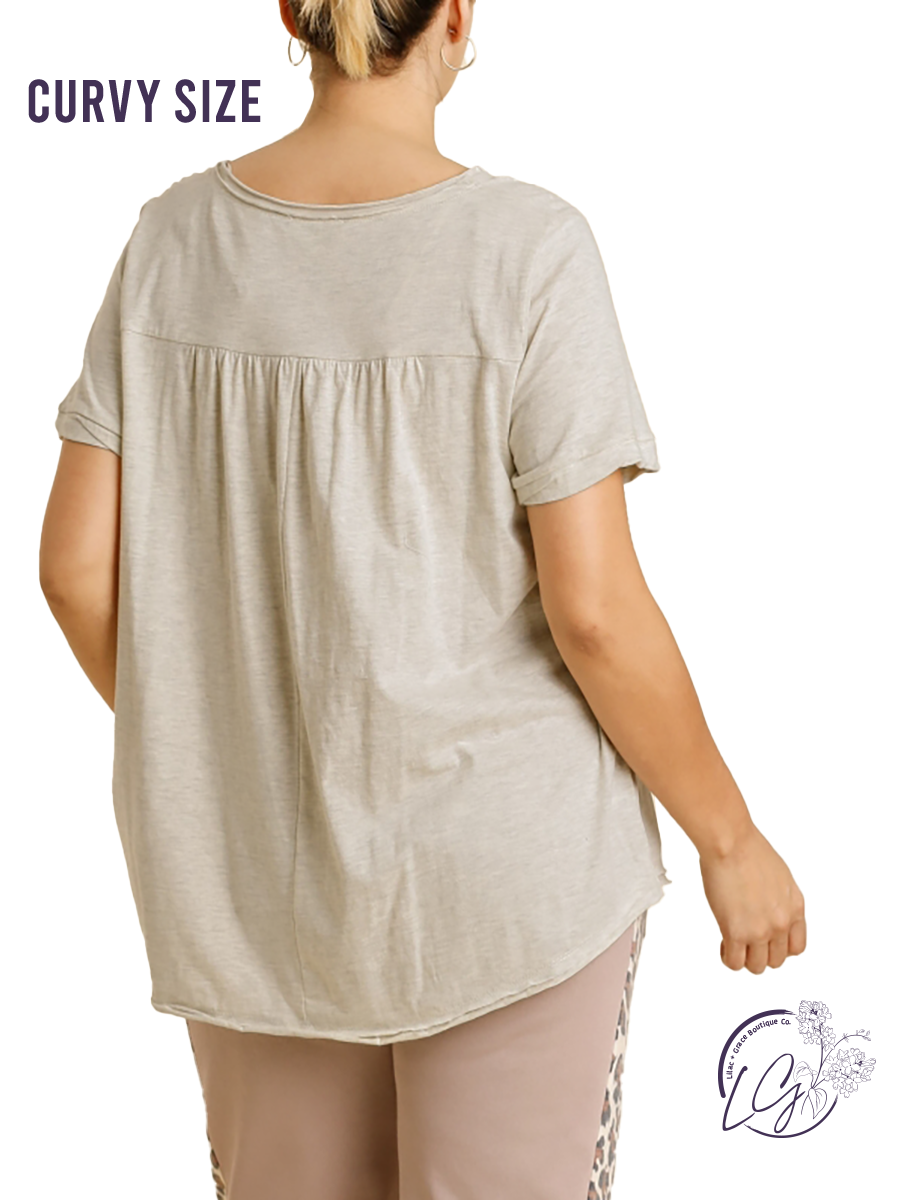 Curvy Back In Basics Short Sleeve