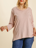 Curvy Ready to Go Embroidered Long Sleeve