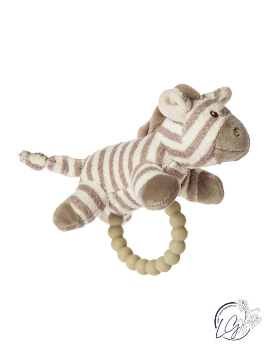 Zebra Teether Rattle