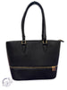 All Day Zipper Tote in Black